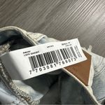 Gef France Light Acid Wash Distressed Skinny Fit Lepi Denim Shorts Size 6 Blue Photo 4