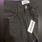 Refuge NEW  Denim boyfriend  High Rise Stretch Black Jeans size 0 Photo 2