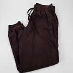 CALLA Women's Brown Jogger Pants Drawstring Waist Ribbed Cuffs Size M Size M Photo 0