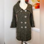 BCBGMAXAZRIA Y2k 90’s Chunky Knit Sweater Coat Jacket Double Breasted Collar” Photo 1