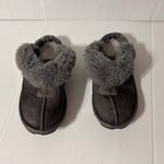 UGG  Women's Charcoal Sheepskin Slippers women size 7 Photo 1