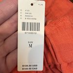 Anthropologie NWT  Amadi Women's Orange/Red Wide Leg Pants - Size M Photo 3