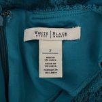 White House | Black Market White House Black Market Dress Womens 2 Teal Blue Lace Romantic Preppy Office Photo 5