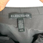 Eileen Fisher  Twill Plaid‎ Mandarin Collared Shirt Dress Tunic Gray Size Medium Photo 8