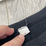 Lululemon Crop Tshirt classic fit cotton blend womens Black (size 10) athleisure Photo 1