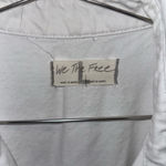 We The Free  White Denim Jumpsuit Women's Size Large Photo 4