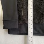 Zelos  Womens Full Zip Teddy Sherpa Mixed Medía Sweater Jacket Size M Black Photo 14