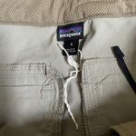 Patagonia Womens Tech Web Hiking Shorts Size 4 Small Khaki Tan Outdoors Granola Photo 2