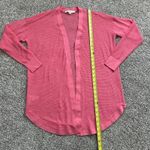 Loft  pink knit open-front cardigan size S Photo 7