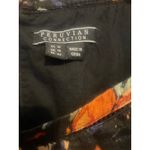 Peruvian Connection  Floral Linen Sundress Size US 10 Black  M L Sleeveless Dress Photo 2