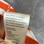 Maeve Anthropologie  XS Scoop-Neck Top Front Zip Crop Stripe Summer Trendy‎ New Photo 8