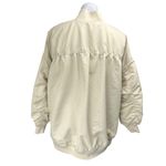 ZARA  Women's White Oversized Long Sleeve Pockets Full Zip Bomber Coat Jacket L Photo 3