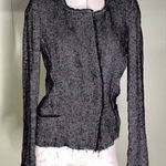 Isabel Marant Isabel toile Marant Tweed Herringbone Linen Blend Blazer‎ Jacket 36 Photo 0