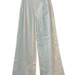 NONchalant Label Pelham Pants in Off White Medium New Womens Vegan Faux Leather Photo 3