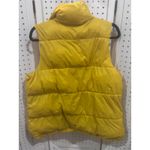 Old Navy  Puffer Vest Yellow Fleece Lined Full Zip Pockets Size L Photo 6