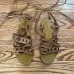 Pilcro Pilco Anthropologie NWOT Tie-Up Strappy Sandals Leather Size 7 Photo 4