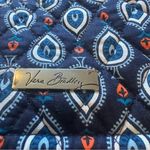 Vera Bradley Convertible Mailbag backpack Quilted Marrakech Motifs navy blue NWT Photo 1