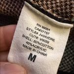 Billabong Tribal Patterned cardigan sweater wrap with Fringe size medium Black Photo 7