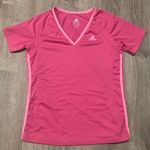Adidas Athletic Pink Work Out | Yoga Tee | T-Shirt | Top Photo 0