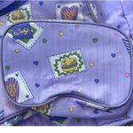 Vintage 90's Y2K Dance Travel Garment Bag Duffel Toiletry Zipper Purple Girls Photo 1
