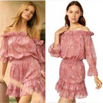 MISA Los Angeles Revolve Danae Dress in Washed Rose Lilac Pink Size Medium Photo 4