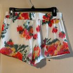Joie  Lanina Floral Print Silk Shorts Photo 2