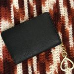 NWOT Juicy Couture Monogram Black Gold Wallet Coin Purse Cardholder Pouch w/ heart charm gold tone Measurement in pics New, no tags Photo 2