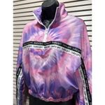 Rue 21 Pink/Purple Tie Dye Pullover 1/4 Zip Size M Long Sleeve Baby Girl Graphic Photo 1