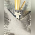 Aerie  Corset Tank Top w/Puff Sleeves Smocked Back, Medium, gray Photo 5