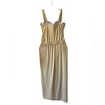 FLAXMAKER Gold Pearl One Piece Swimsuit and Skirt L Size L Photo 7