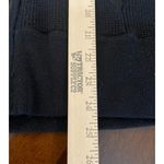 I.N.C. International Womens XL Black Waffle Knit Full Zip Jacket Top Hooded‎ VTG Photo 5