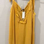 Heartloom ‎ Golden Rod Ruffle sleeveless dress size large Photo 0