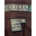 Lauren Ralph Lauren Black Straight Leg Pants Plus Size 18W Front Zip Pockets Photo 3