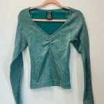 Victoria's Secret Victoria Secret’s PINK Active long sleeve shirt size small green Photo 0