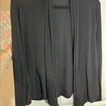 One Clothing Solid Black Basic Staple Piece Cardigan Size Medium Photo 2