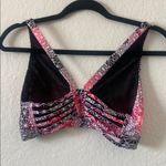 Victoria's Secret Victoria Secret Sport Pink and Black Geometric Top Photo 1