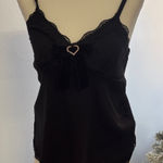 Romwe  Black Lace Trim Tank Top Photo 0