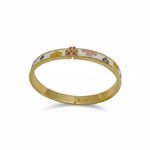 Tory Burch Kira Flower Bangle Bracelet NWT Photo 2
