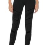 American Eagle Black The Everything Legging Moto Textured Size Small Short Photo 0