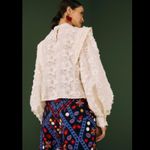 Farm Rio  Star 3D Embroidered Blouse in Off White - size S Photo 5