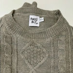 Princess Polly The Stan Gray Cropped Cable Knit Sweater M/L Photo 7