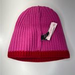 PINK - Victoria's Secret Victoria’s Secret Knit Logo Colorblock Beanie Hat Photo 5