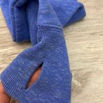 Tek Gear Heather Blue Soft Long Sleeve Crew Neck Sweatshirt with Thumb Holes S Photo 7