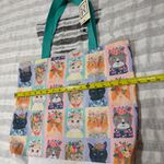 MIA CHARRO Canvas Shoulder Bag Cats Land With Floral
Headband Cute Boho Cottage White Photo 6