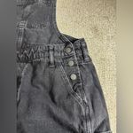 Madewell Adirondack Short Overalls Shortalls Black Denim 100% Cotton Size Medium Photo 9