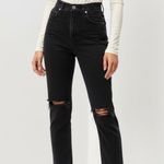 AGOLDE Cherie High Rise Straight Jeans, Distortion, 26” Photo 0