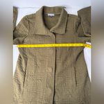 Habitat  Shacket Womens Size S Green Box Quilt Snap Button Jacket Casual‎ Sweater Photo 3