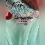 BERNETTE NY Blue ONE SIZE (more like Large) BABYDOLL NIGHTGOWN 2 Pieces VINTAGE Photo 5