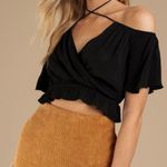 Tobi Cross Strap Neckline Crop Top Photo 0