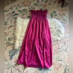 Camila Coelho  Rosita Midi Dress In Magenta Photo 5